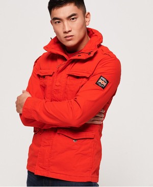 Superdry Classic Rookie Military Férfi Kabát Narancssárga | ROWLS8657